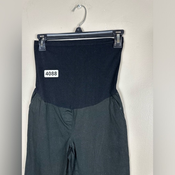 Motherhood maternity small. Black capri 14” waisit 5-1:2 rise  17-1:2 length - Picture 4 of 5
